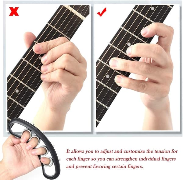 Guitar Finger Exercise Finger Expander Practitioner Auxilia