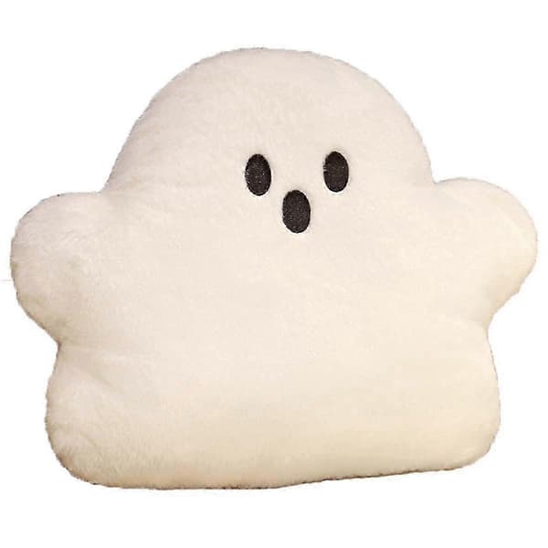 Mjuk Söt Vit Moln Spöke Docka Halloween Kudde Barn Present Docka Hem Sovrum Stol Dekoration L