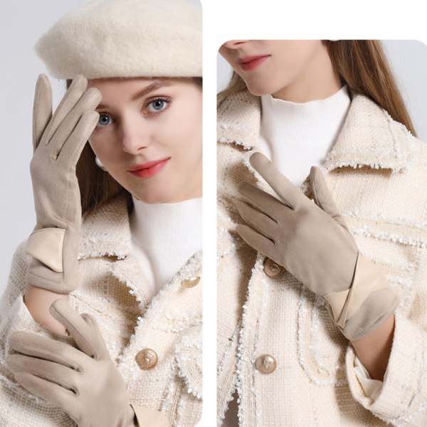 Kvinnors vinterhandskar Mode kallväderhandskar Julklappar