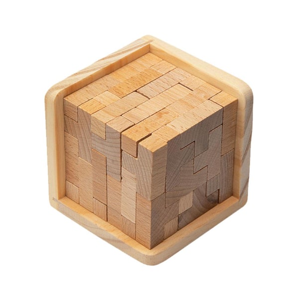 Träpussel 3D Utmaning Rekommenderas!