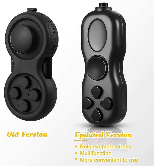 4 delar handfidgetleksaker Fidget Game Pad Färgglad Ångestfokusplatta Liten Fidget Controller Pad Sensorisk Fidgetleksak