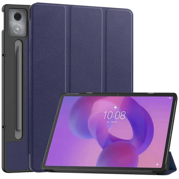 Etui til Lenovo Idea Tab Pro Anti-Drop Læderstativ Tablet Beskyttelse - Grå Multifarve Multifarve Multicolor Dark Blue