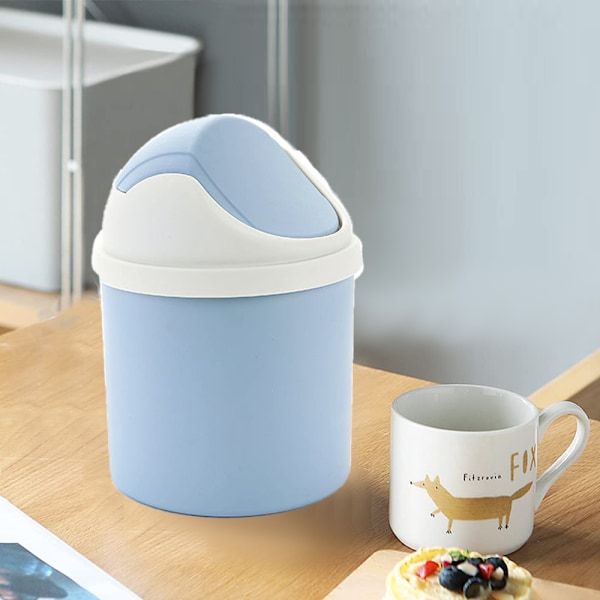 Plast Mini Avfallskorg Papperskorg Liten Skrivbordsavfall Papperskorg