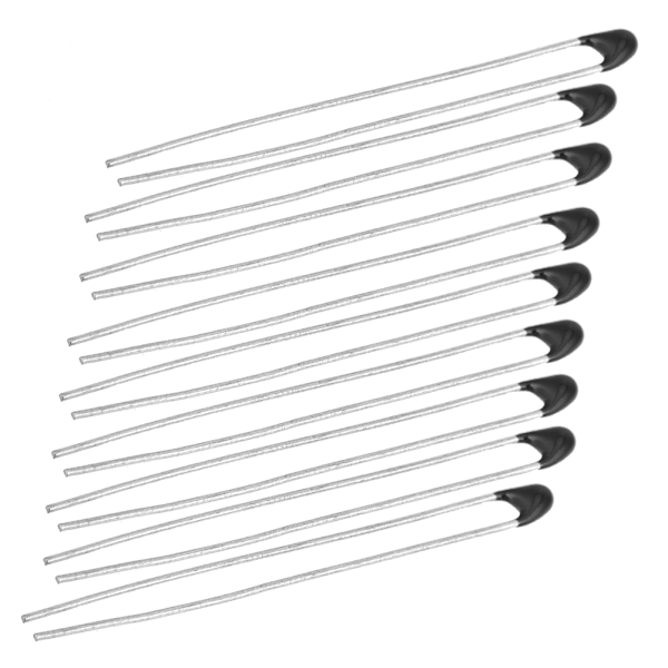10 st MF52 NTC Termistor Hög Precisions Temperatursensor med 30 mm Kabel (100k b3950-L30)
