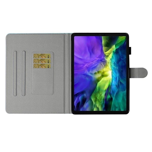 iPad Pro 11 tum (2020) / (2018) coolt mönstrat flipfodral i läder - Älg multifärg