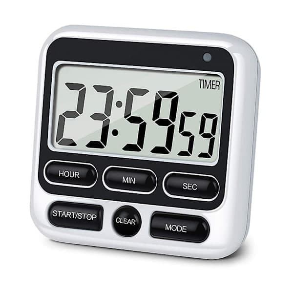 Elektronisk kökstimer LCD-skärm Stor skärm Elektronisk timer Positiv