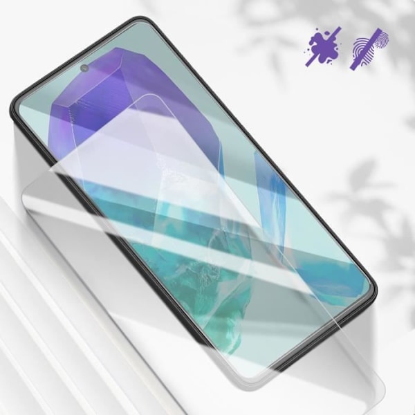 Härdat glas - Samsung - Galaxy M55 - 9H hårdhet - Antireflex - Set om 2 Transparent