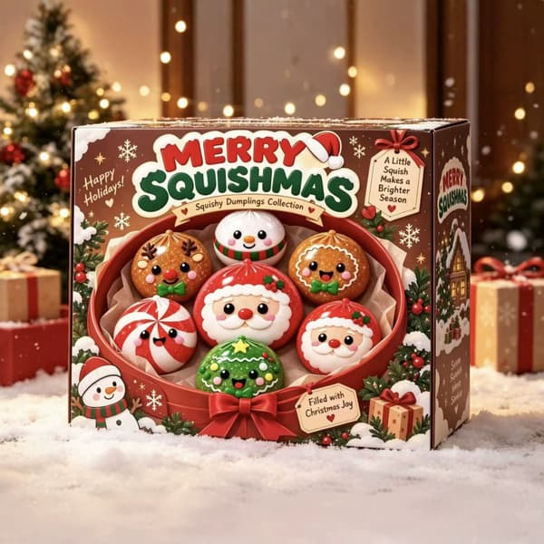 Julklimp Adventskalender – Komplett Set med Klämleksaker
