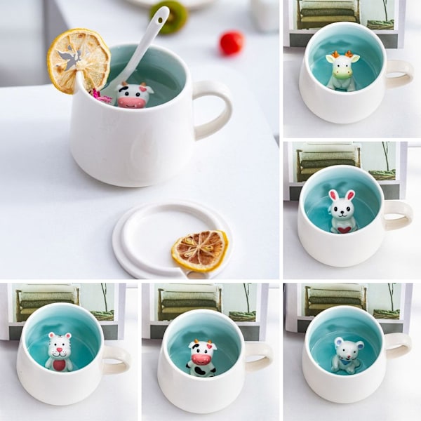 Kaffe Mugg Mjölktekopp FÅR FÅR Sheep Sheep