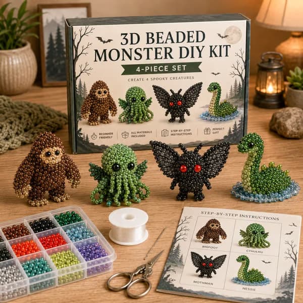 3D-luurankopallosarja DIY-askartelupallot käsintehty Halloween-taidelelu luova lahjasetti E Set E