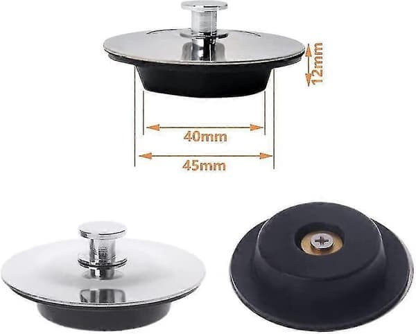 Avløpsplugg 42 til 45 mm, Badekarplugg, Vaskplugg, Kjøkken, Bad_Spesielle gaver