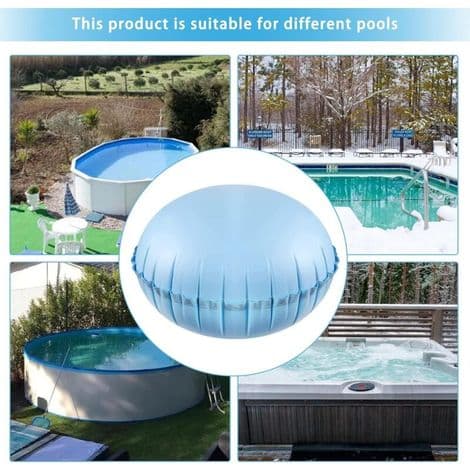 Inflatable Winter Pool Pillow. 120x120cm Pool Pillow. Inflatable Pillow for Winter Pool Storage.