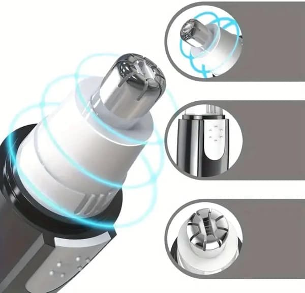 Elektrisk næsehårstrimmer Professionel ørehårstrimmer Batteridrevet trimmer til kvinder og mænd