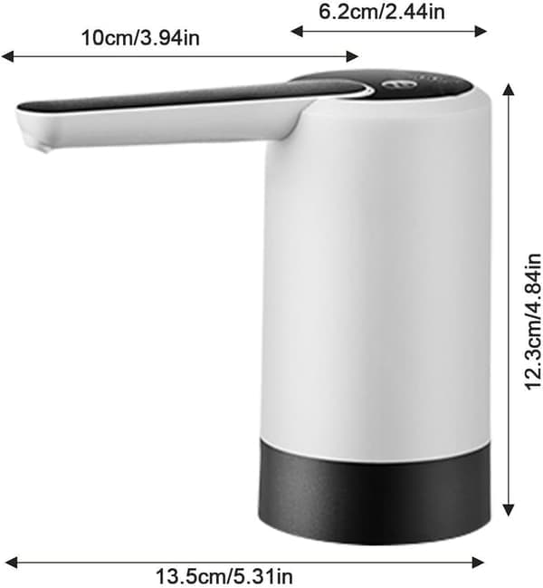 Elektrisk vattenpump dispenser bärbar hushållsflaskvattenpump