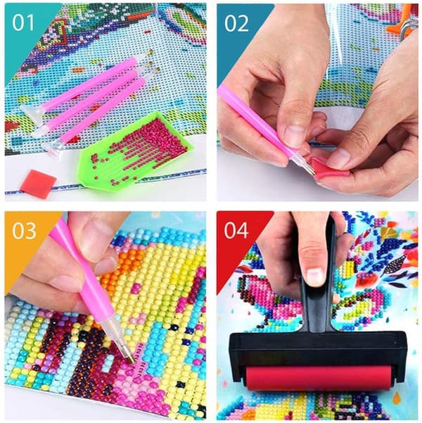Diamond Painting Accessories Roller Pressing Drill Diamond Painting Tools Diamond Art Plastic Roller