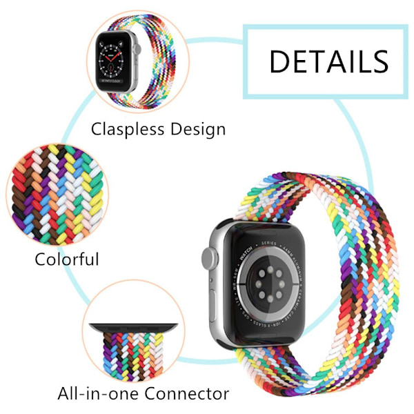 Nylon nylonrem för Apple Watch XS2-38/40MM XS2-38/40MM