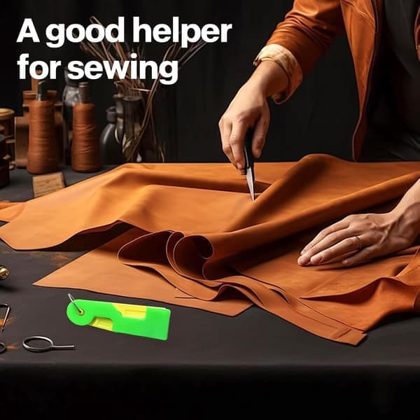 Synåletråder Plastnåletråder til håndsyning Syningstilbehør Nem trådning Velegnet til håndsyning og patchwork (3 stk.)