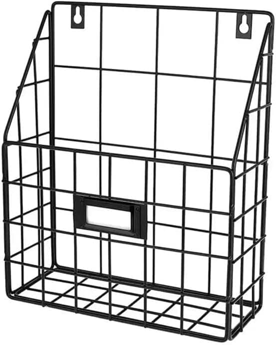 Wire Basket Mailbox - Wall Mounted Hanging File/Organizer - Economical and Easy to Install