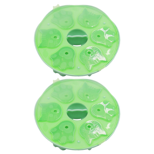 2-pack tårta molds, 12 hålrum Cartoon Baby Food Supplem