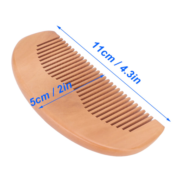 3 st träkam professionell hem salong bärbar ergonomisk utredning hårkam för hårstyling