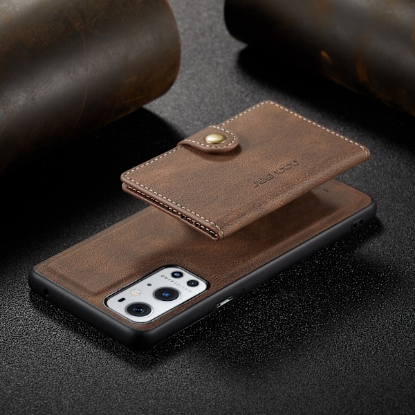 JEEHOOD 3i1vikbar plånboksfodral till iphone 13 mini|röd röd
