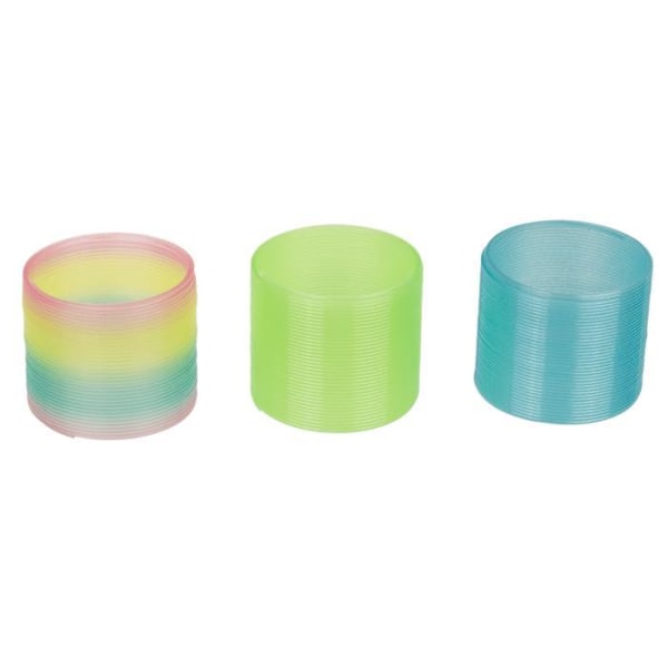 Självlysande Slinky Spiral Trappfjäder Lyser I Mörkret Spring Blå one size