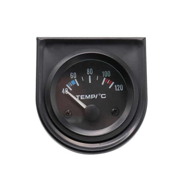 52mm Vandtemperaturmåler 40-120 Celsius /100-250 Fahrenheit Pointer Auto Vandtemperaturmåler Led Bilmåler med Sensor