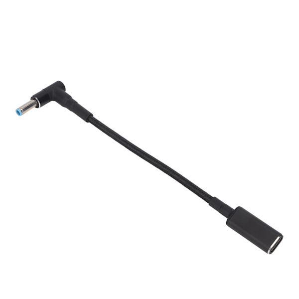 USB C till DC Adapter PD 100W Typ C till DC 4,5x0,6mm Port Extension Laddningsadapter för HP 4,5x0,6mm Port Laptop