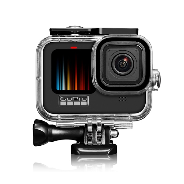 GoPro 9/10/11/12 Lila dykfilter med vattentätt fodral Rosa Lyserød