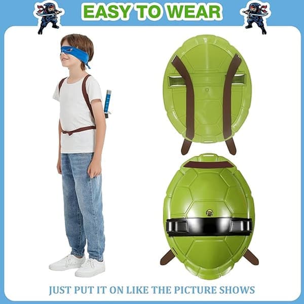 Ninja Turtle Superhelt Cosplay Kostyme Bursdagsfestgaver for barn C C