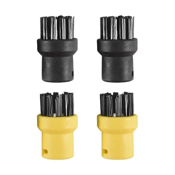 Rundbørstesæt [4 dele] Velegnet til Karcher damprenser tilbehør, til Karcher rundbørste, sprækkebørste til Karcher Edition 1031