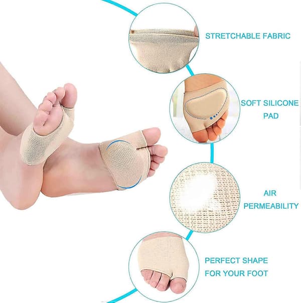 Metatarsal Gel Skydd Kudde - Lindra Smärta i Trampdynan