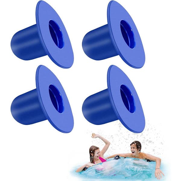 4-delad poolplugg, poolplugg, silplugg för filterpump, dräneringsanslutning i gummi för ovanmarkspooler, Lämplig för Intex och Bestway spa, bl