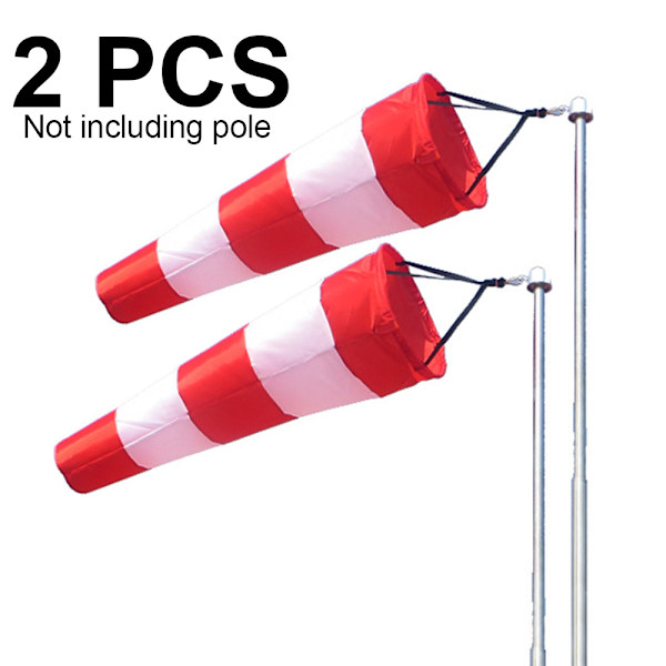2 st väderflöjel utomhus hängande ripstop anemometer set