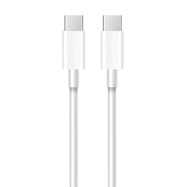 2x USB-C till USB-C Snabbladdningskabel (2 m) Vit