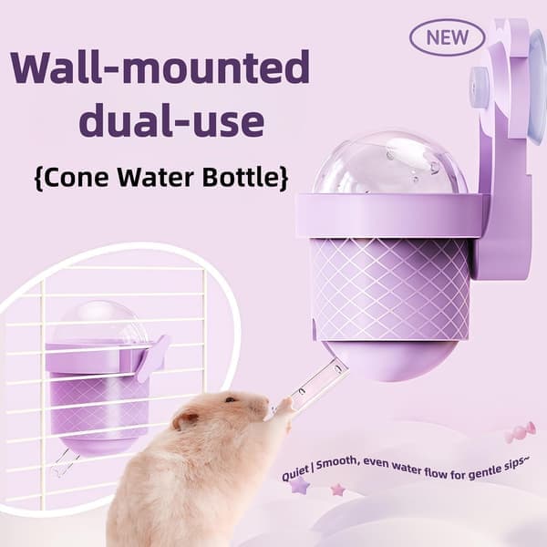 Rullekugle Hamster Vandflaske 110ml