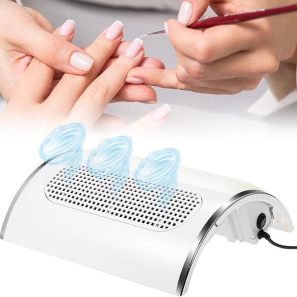 Manicure Støvsuger - Hvid