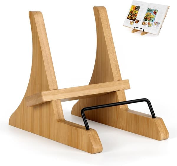 Pladestativ - Vinylholder - Displaystativ - Holdbart - Dekorativ og funktionel accent - Til malerier - Noder - Magasiner - Håndværk - Pladeholder