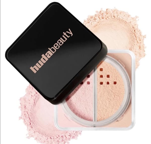 Huda Beauty Pressed Powder — Concealing & Setting Powder | Conceal & Set | Available in Multiple Shades Cherry Peach