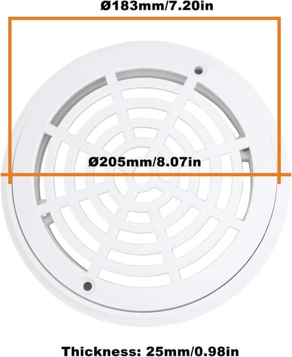 ABS Pool Hovedafløbsdæksel Base med Skruer SP1030 SP-1030 til Swimmingpool