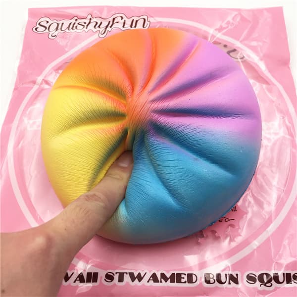 Dumpling Squishy Leksak, Färgglada Dumplings Stressbollar Fidget Sensorisk Leksak, Sensoriska Stress Dumplings, Present för Alla Åldrar