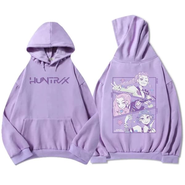 Barn Gutter Jenter Demon Hunter Saja Gutter Uformell Hettegenser K-POP Genser Jumper Topp 160 160