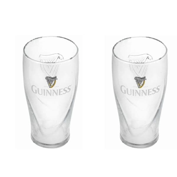 Guinness Pintglas, klassiskt ölglas för hemmabar och pubsammling