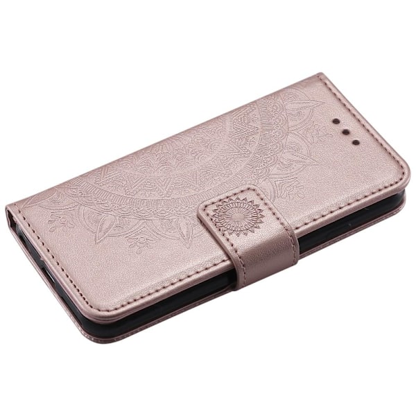 iPhone 6/6S Plus - Mandala Läder Fodral - Roséguld Roséguld Roséguld