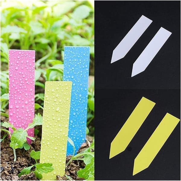 500x kasvilaput - kasvimerkit - kasvikyltit - puutarhakyltit - puutarhaohjeet - 10*2 cm