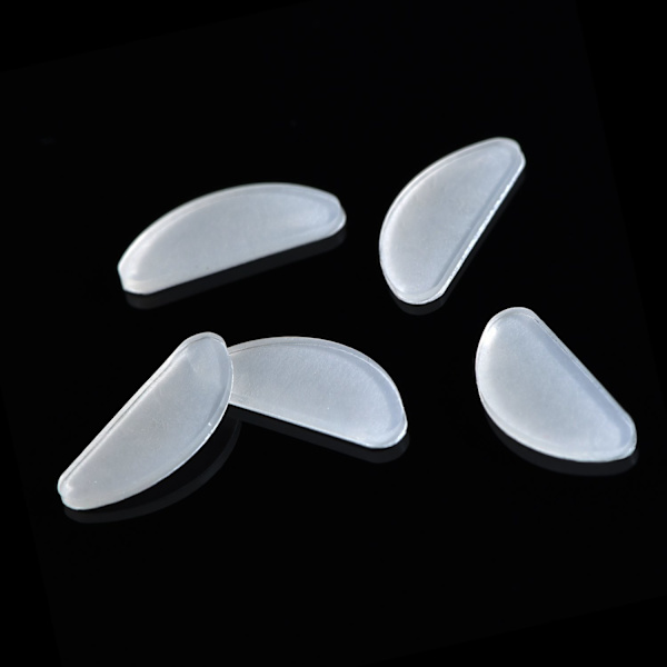 5 par självhäftande näskuddar, glasögonkuddar, halkfria silikonnäskuddar för glasögon, solglasögon, 1,5 mm