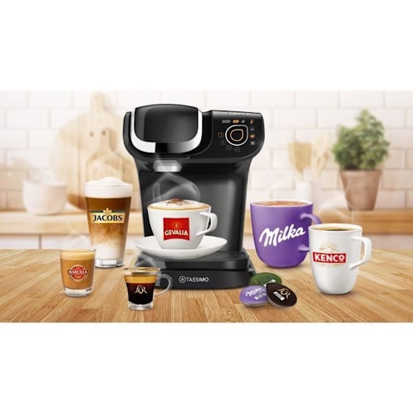 BOSCH - TASSIMO - TAS6502 - Kaffemaskin med flera drinkar - svart