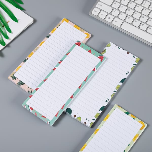 4-pack magnetiska kylskåpsblock, magnetisk fruktdesign