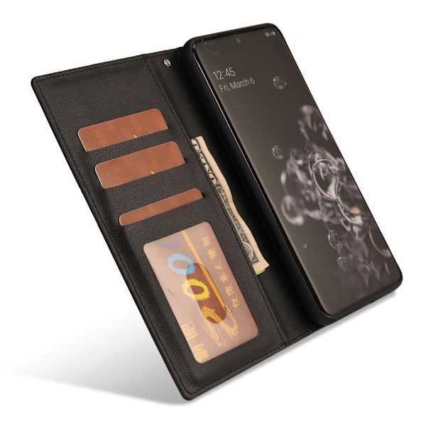 Samsung Galaxy S22 Ultra Fodral 2in1 Läder Svart