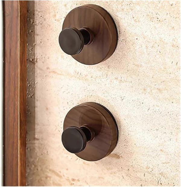 Suction Cup Hooks 5 pcs Rustproof Waterproof Towel Hooks for Bathroom Kitchen Shower